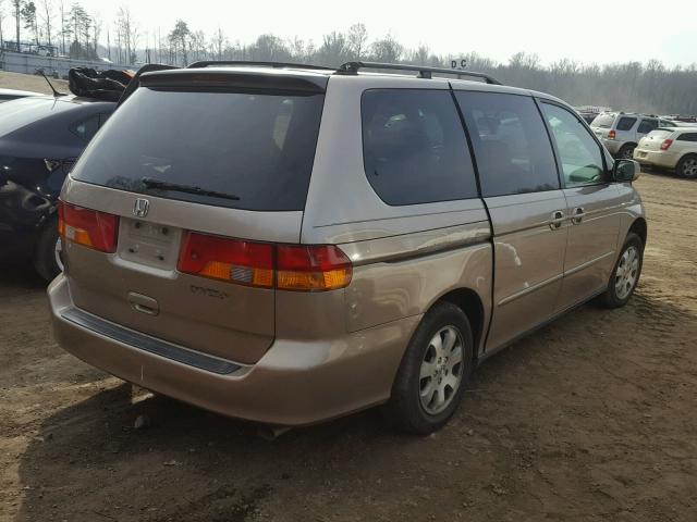 5FNRL18874B104054 - 2004 HONDA ODYSSEY EX GOLD photo 4