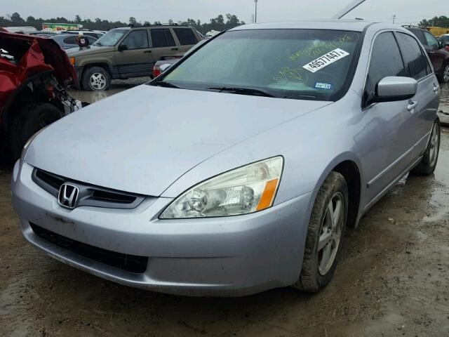 1HGCM56854A134242 - 2004 HONDA ACCORD EX SILVER photo 2