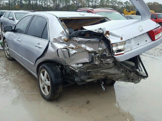 1HGCM56854A134242 - 2004 HONDA ACCORD EX SILVER photo 3