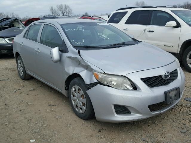 1NXBU4EE0AZ168025 - 2010 TOYOTA COROLLA BA SILVER photo 1