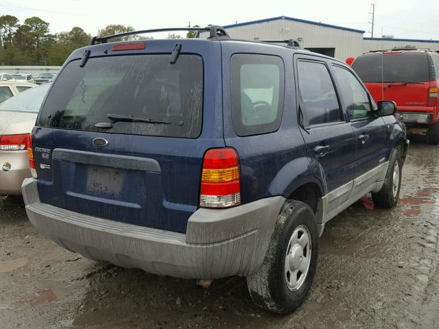 1FMYU01172KD83288 - 2002 FORD ESCAPE XLS BLUE photo 4