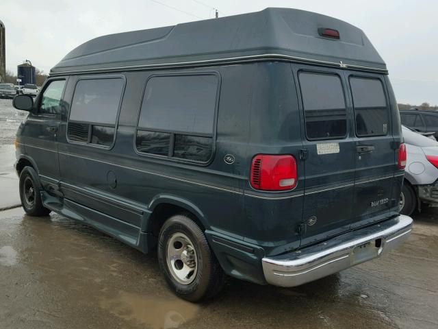 2B6HB11Z22K146485 - 2002 DODGE RAM VAN B1 GREEN photo 3