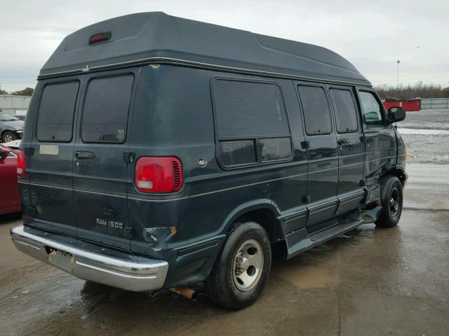 2B6HB11Z22K146485 - 2002 DODGE RAM VAN B1 GREEN photo 4