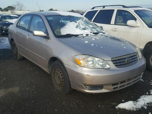 2T1BR32E23C089105 - 2003 TOYOTA COROLLA CE SILVER photo 1