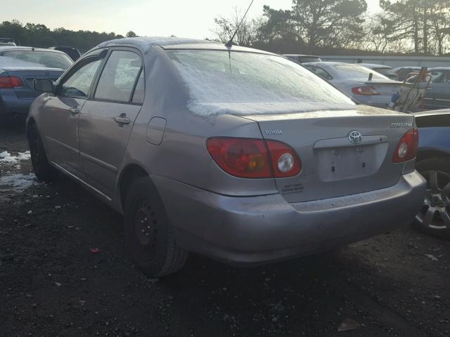 2T1BR32E23C089105 - 2003 TOYOTA COROLLA CE SILVER photo 3