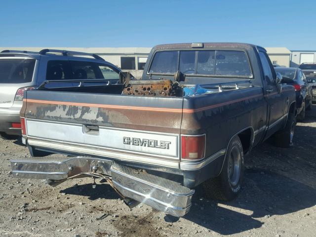 1GCDC14H8GF442367 - 1986 CHEVROLET C10 BLUE photo 4