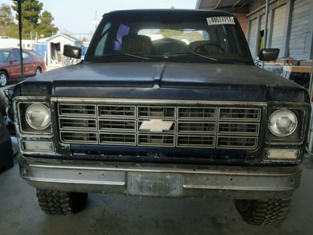 CKLT89Z198031 - 1979 CHEVROLET BLAZER BLUE photo 7