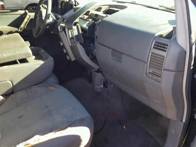 1N6AA06A05N554616 - 2005 NISSAN TITAN XE BLACK photo 5