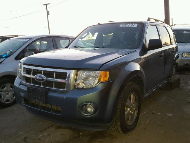 1FMCU0DG3CKC77013 - 2012 FORD ESCAPE XLT BLUE photo 2