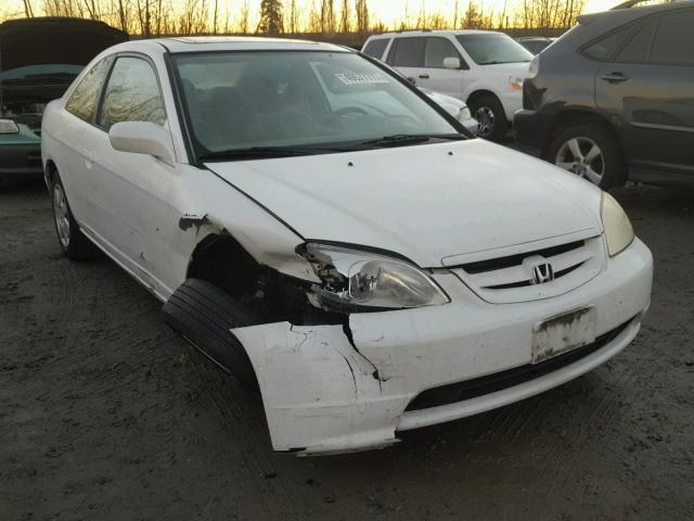 1HGEM22992L048181 - 2002 HONDA CIVIC EX WHITE photo 1