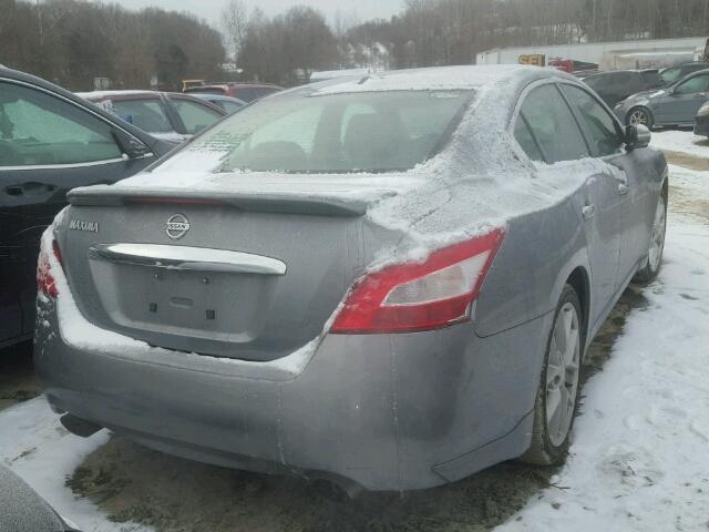 1N4AA51E09C848616 - 2009 NISSAN MAXIMA S GRAY photo 4