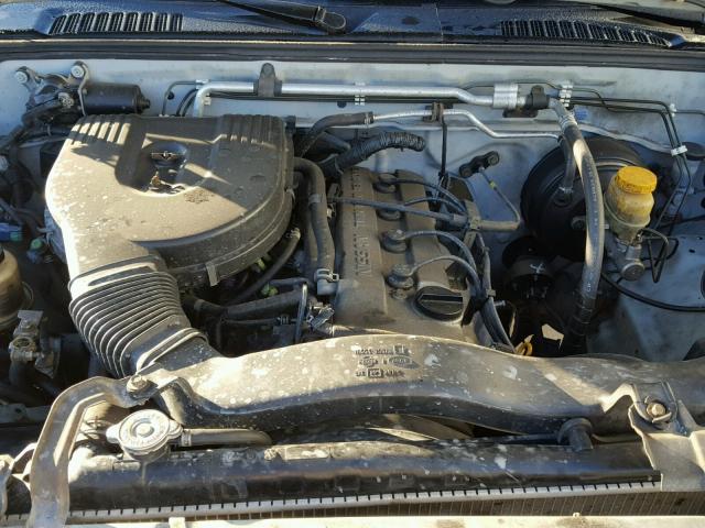 1N6DD26S01C306266 - 2001 NISSAN FRONTIER K SILVER photo 7