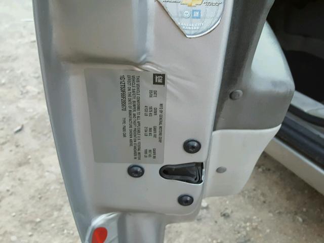 1G1ZT53F66F285670 - 2006 CHEVROLET MALIBU LT Gümüş foto 10