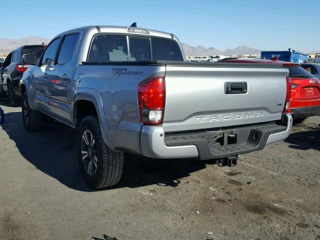 3TMAZ5CN5GM021934 - 2016 TOYOTA TACOMA DOU GRAY photo 3