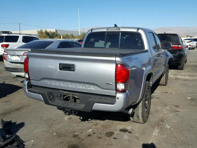 3TMAZ5CN5GM021934 - 2016 TOYOTA TACOMA DOU GRAY photo 4