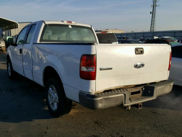 1FTRX12W15NA74631 - 2005 FORD F150 WHITE photo 3