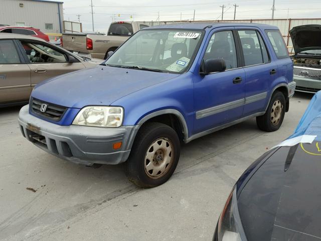 JHLRD2845YC017193 - 2000 HONDA CR-V LX BLUE photo 2