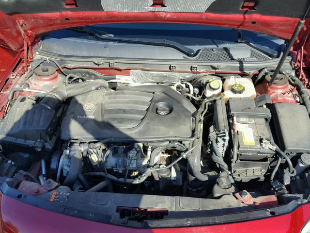 2G4GS5EV4D9249192 - 2013 BUICK REGAL PREM RED photo 7