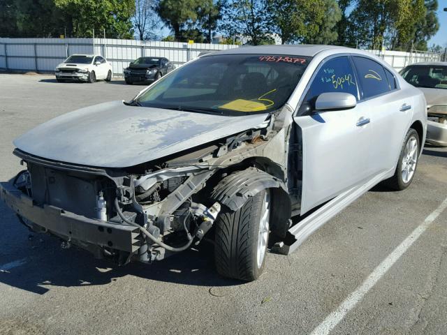 1N4AA5AP7BC821761 - 2011 NISSAN MAXIMA S SILVER photo 2