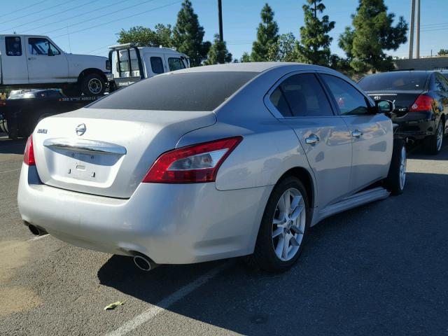 1N4AA5AP7BC821761 - 2011 NISSAN MAXIMA S SILVER photo 4