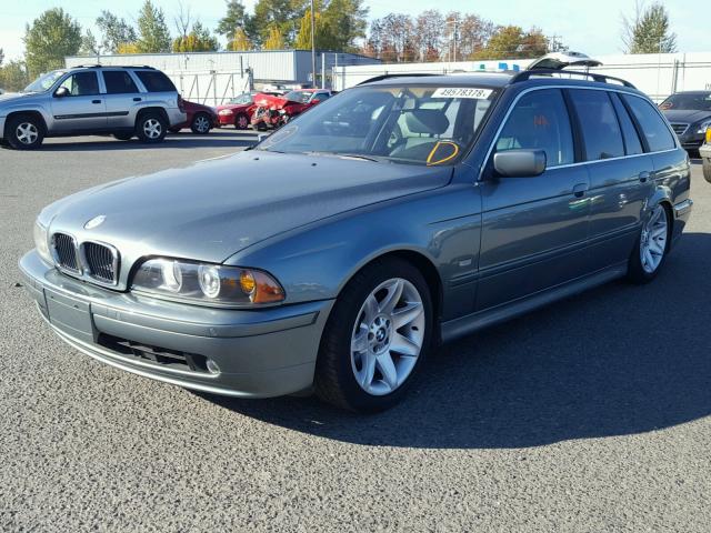 WBADS43492GE10128 - 2002 BMW 525 IT AUT BLUE photo 2