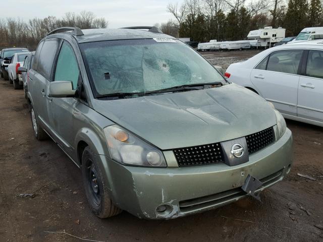 5N1BV28U76N110287 - 2006 NISSAN QUEST S GREEN photo 1