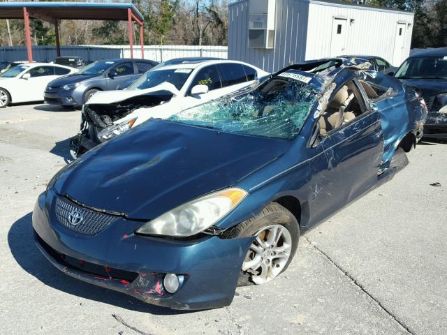 4T1CE38P95U982429 - 2005 TOYOTA CAMRY SOLA BLUE photo 2