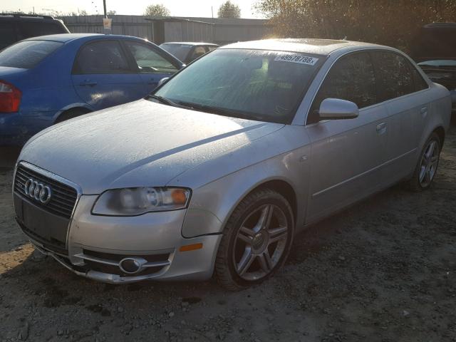 WAUDF78E97A176099 - 2007 AUDI A4 2.0T QU GRAY photo 2