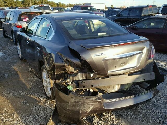 1N4AA5AP7DC818653 - 2013 NISSAN MAXIMA S CHARCOAL photo 3