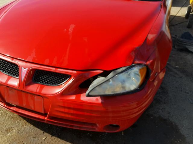 1G2NF12E92C297178 - 2002 PONTIAC GRAND AM S წითელი ფოტო 9