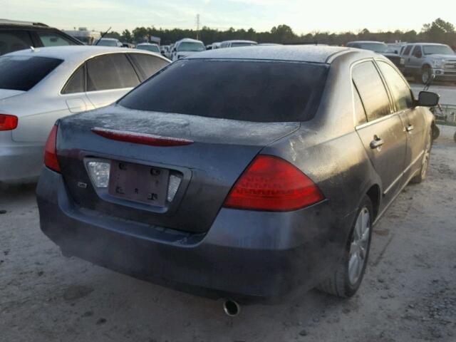 1HGCM66487A067689 - 2007 HONDA ACCORD SE GRAY photo 4