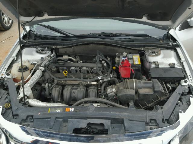 3FAHP0JA8CR355093 - 2012 FORD FUSION SEL SILVER photo 7