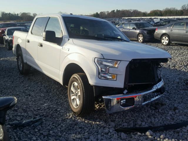 1FTEW1C87HFA47837 - 2017 FORD F150 SUPER WHITE photo 1