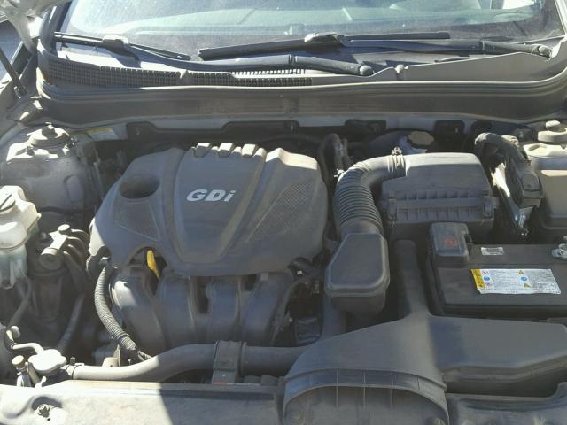 5NPEB4AC5DH662942 - 2013 HYUNDAI SONATA GLS SILVER photo 7