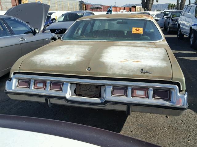 00001N69R3C200322 - 1973 CHEVROLET CAPRICE GREEN photo 10