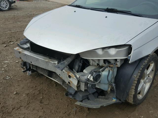 1G2ZG58N074140606 - 2007 PONTIAC G6 BASE SILVER photo 9