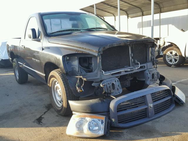 1D7HA16K56J238823 - 2006 DODGE RAM 1500 S CHARCOAL photo 1