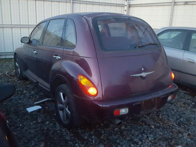 3C4FY48B02T350038 - 2002 CHRYSLER PT CRUISER BURGUNDY photo 3