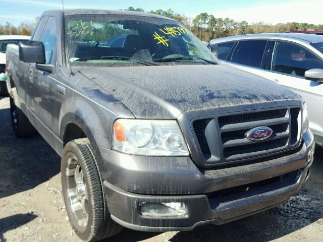 1FTRF12W04NC48481 - 2004 FORD F150 GRAY photo 1