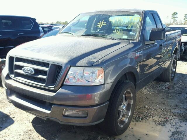 1FTRF12W04NC48481 - 2004 FORD F150 GRAY photo 2