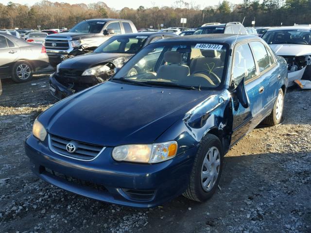 2T1BR12E02C571462 - 2002 TOYOTA COROLLA CE TURQUOISE photo 2