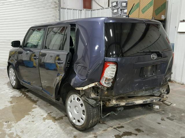 JTLZE4FE0B1133524 - 2011 TOYOTA SCION XB BLUE photo 3