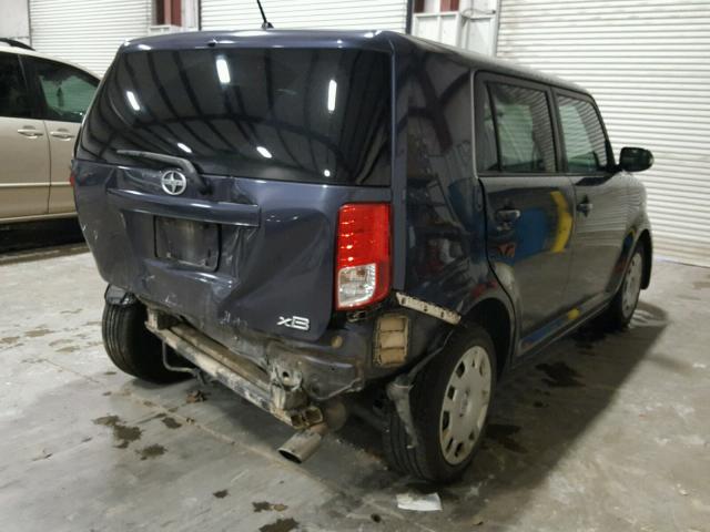JTLZE4FE0B1133524 - 2011 TOYOTA SCION XB BLUE photo 4