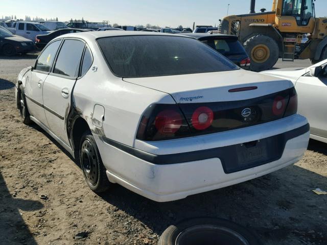 2G1WF52E759101170 - 2005 CHEVROLET IMPALA WHITE photo 3