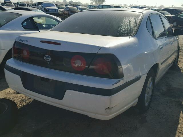 2G1WF52E759101170 - 2005 CHEVROLET IMPALA WHITE photo 4