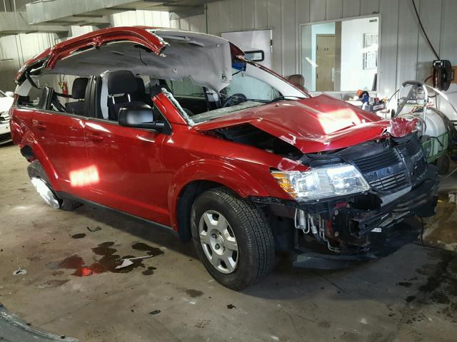 3D4PG4FB2AT253855 - 2010 DODGE JOURNEY SE RED photo 1