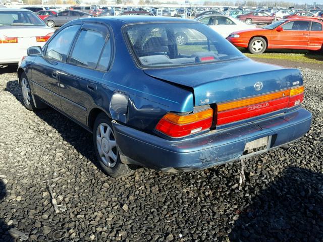 JT2AE00B4R0057041 - 1994 TOYOTA COROLLA LE BLUE photo 3