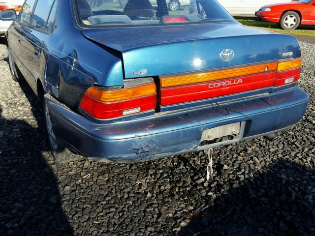 JT2AE00B4R0057041 - 1994 TOYOTA COROLLA LE BLUE photo 9