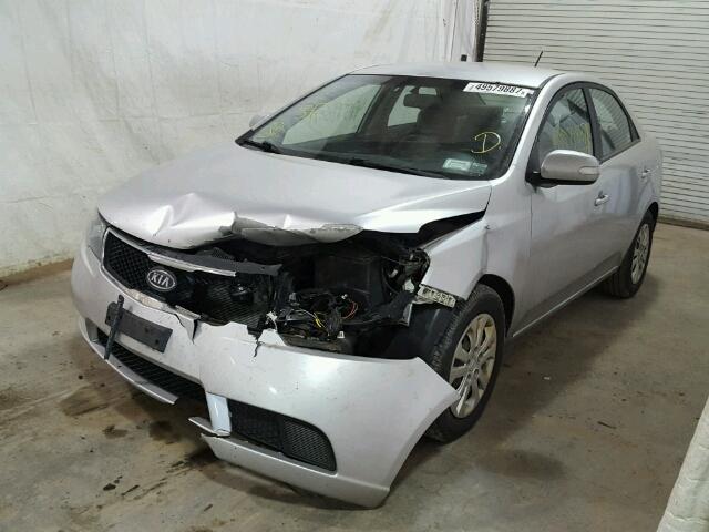 KNAFU4A21A5174232 - 2010 KIA FORTE EX SILVER photo 2