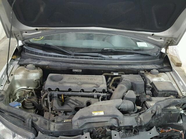 KNAFU4A21A5174232 - 2010 KIA FORTE EX SILVER photo 7